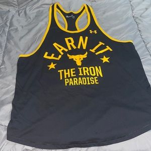 Mens tank XL, gently used. under armour